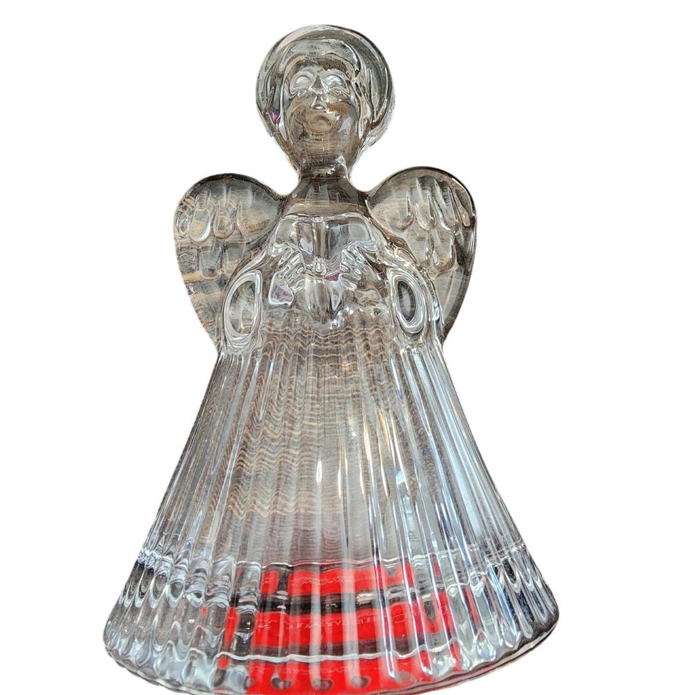 Celebrations by Mikasa Rejoice Crystal Christmas Angel Tea Light Holder